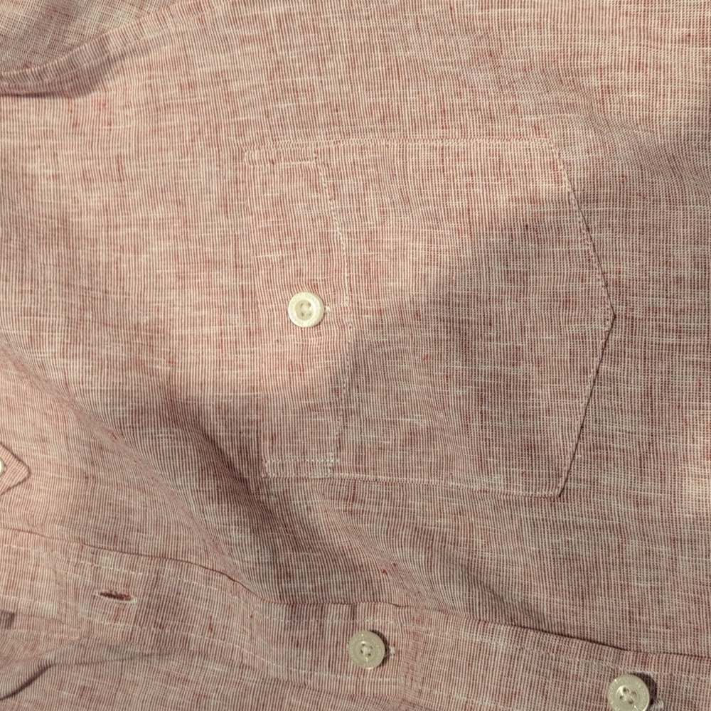 Casual Men's Linen Button Down - Picture 3 of 3